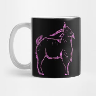 Pink Camo Goat Mug